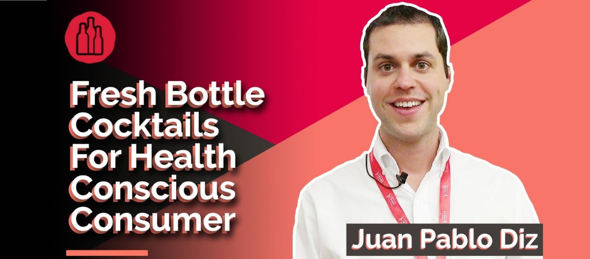 Photo for: Juan Pablo Diz on Fresh Bottle Cocktails For Health Conscious Consumers.