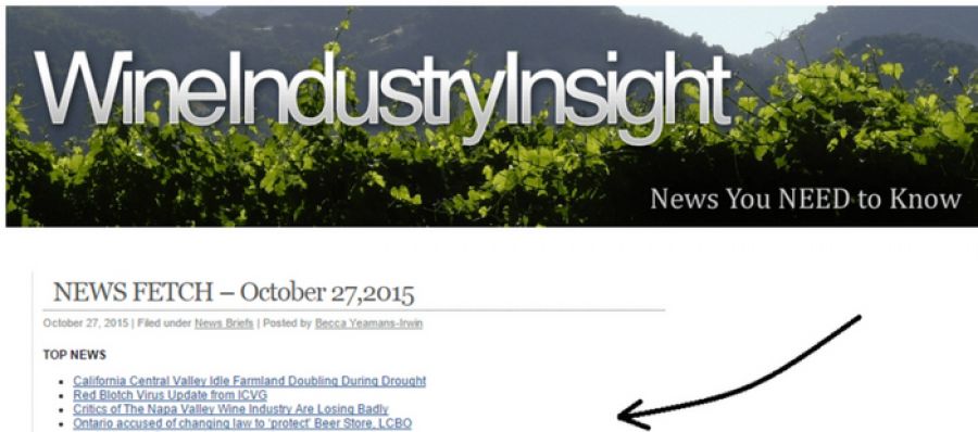 Photo for: How to Get Your Wine News On Industry News Pages
